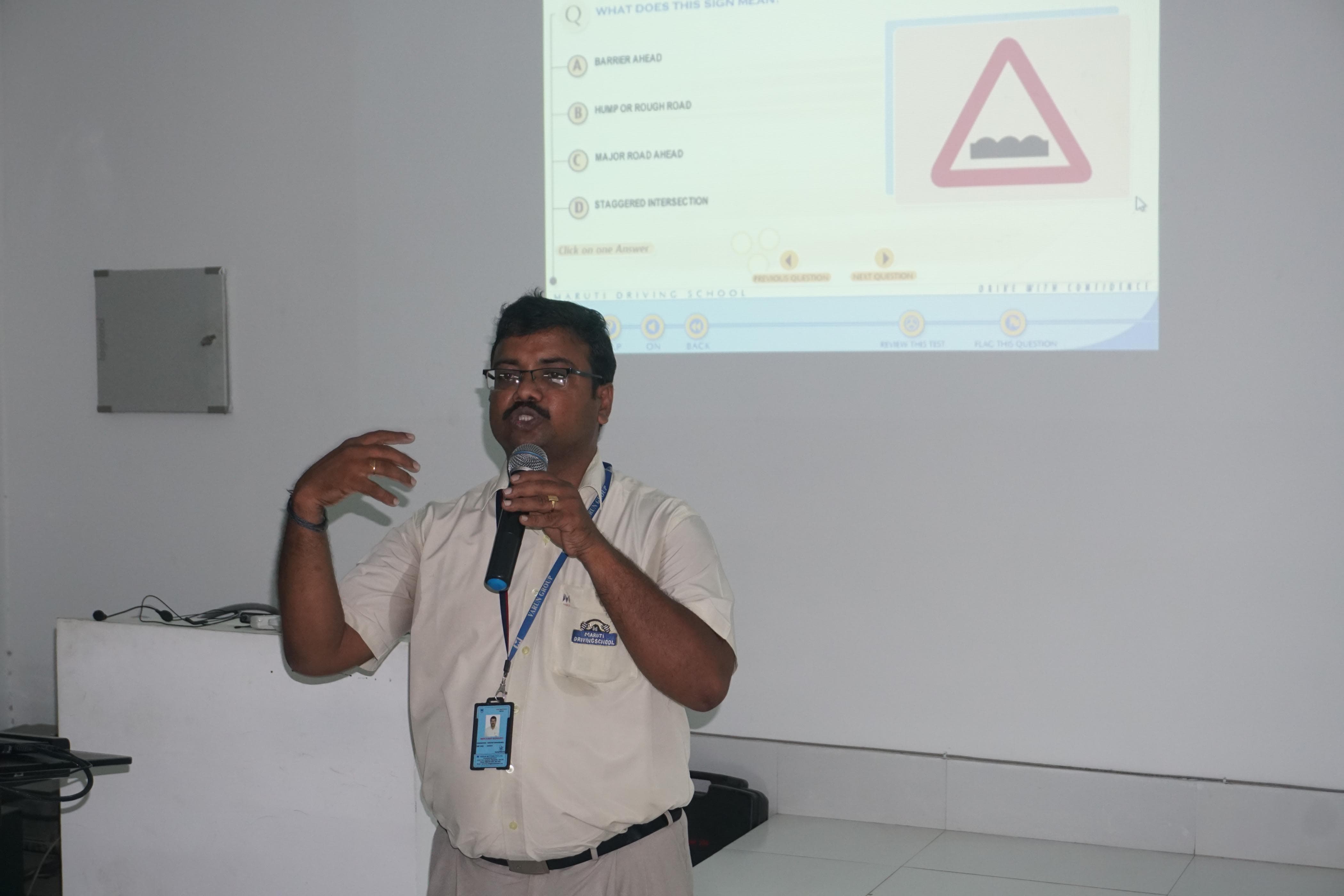 N.Arun Kumar of Varun Motors at trainging camp min